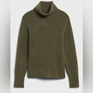 J. Crew Factory Olive Cowl Neck Sweater